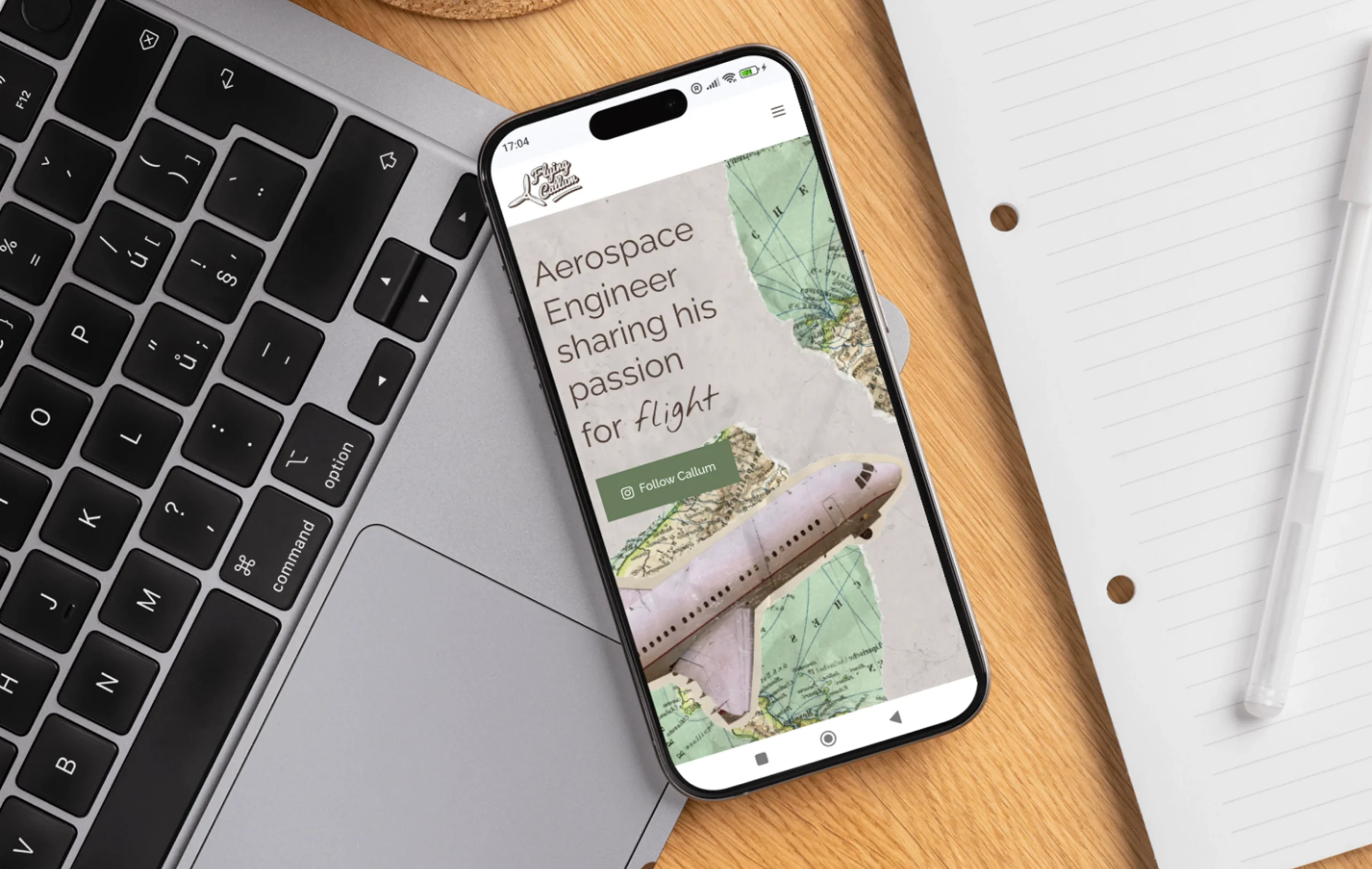 Flying Callum Mobile Image