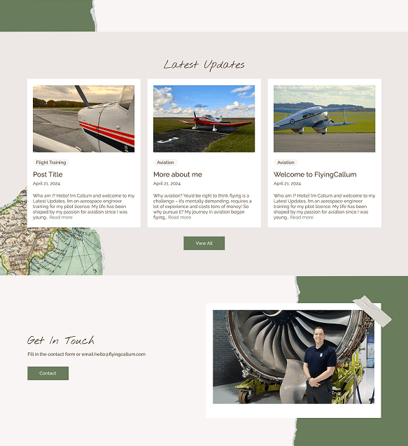 Callum Parker website