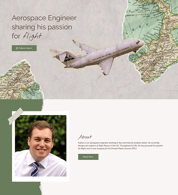 Callum Parker website